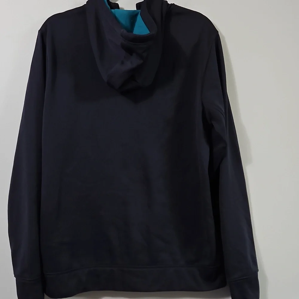 The North Face Full Zip Hooded Sweatshirt Jacket Men's Size M/M Navy Blue #1023